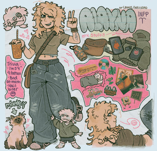 Reference Sheet/Character Card (Digital)